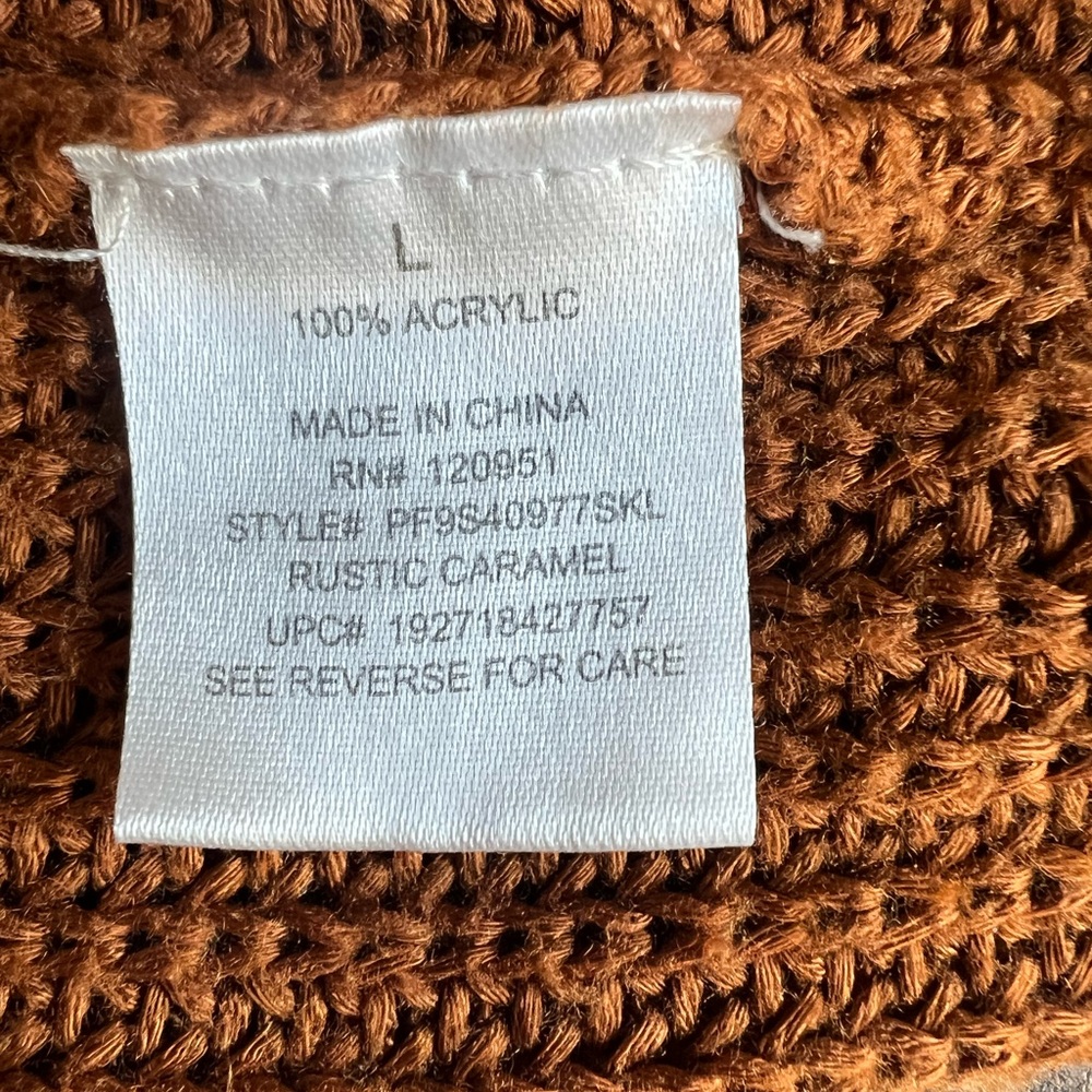 Pink Republic Rust Knit Cardigan length 30 - Picture 4 of 7